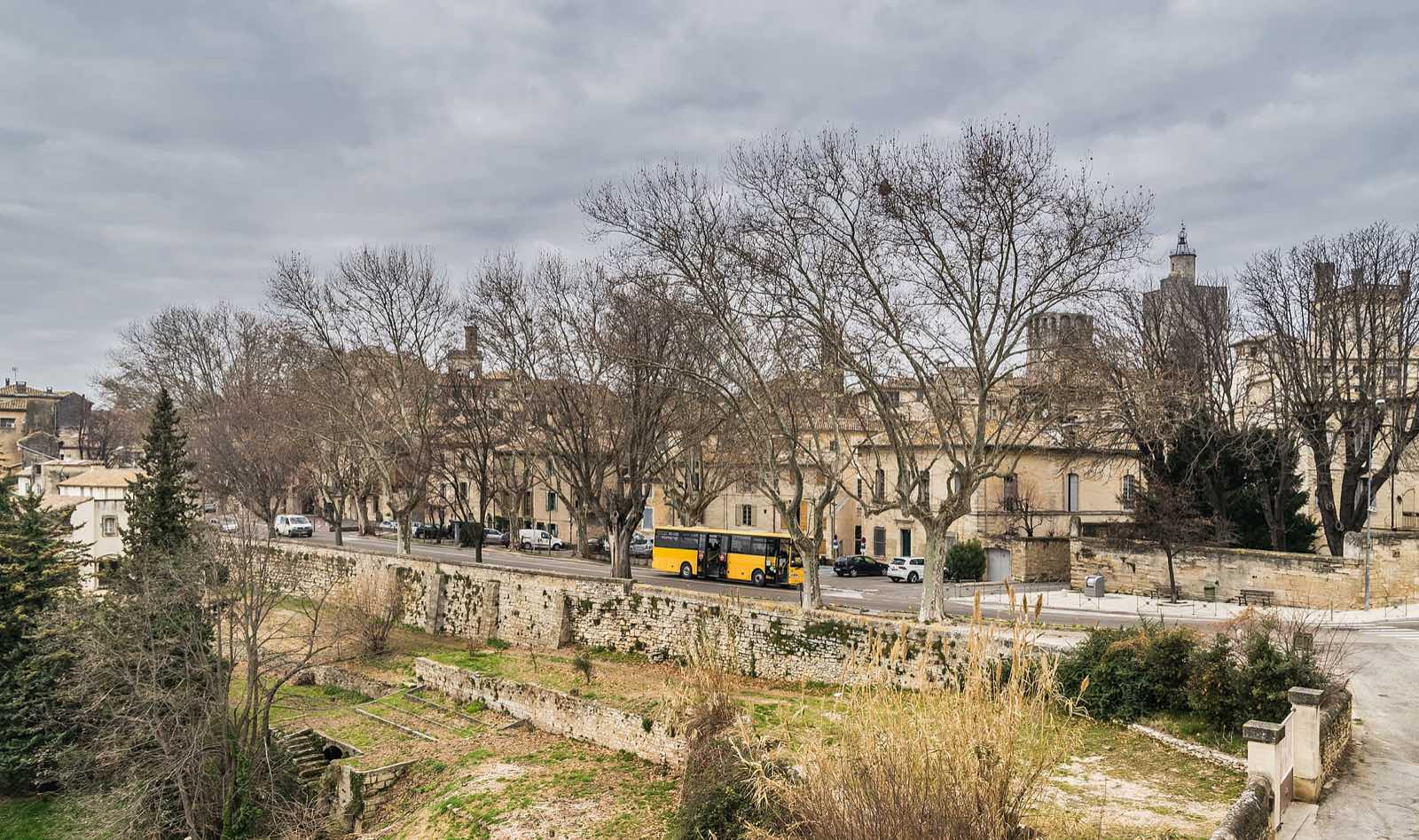 Panorama d'Uzès depuis les garrigues