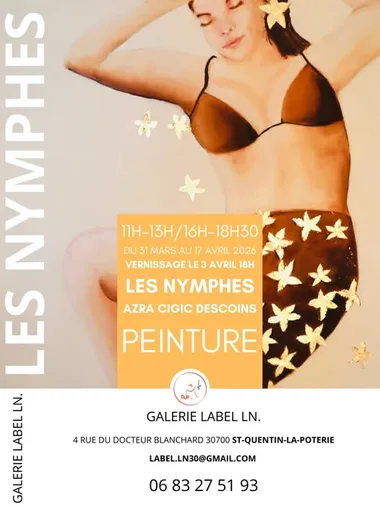Exposition peinture – Les nymphes
