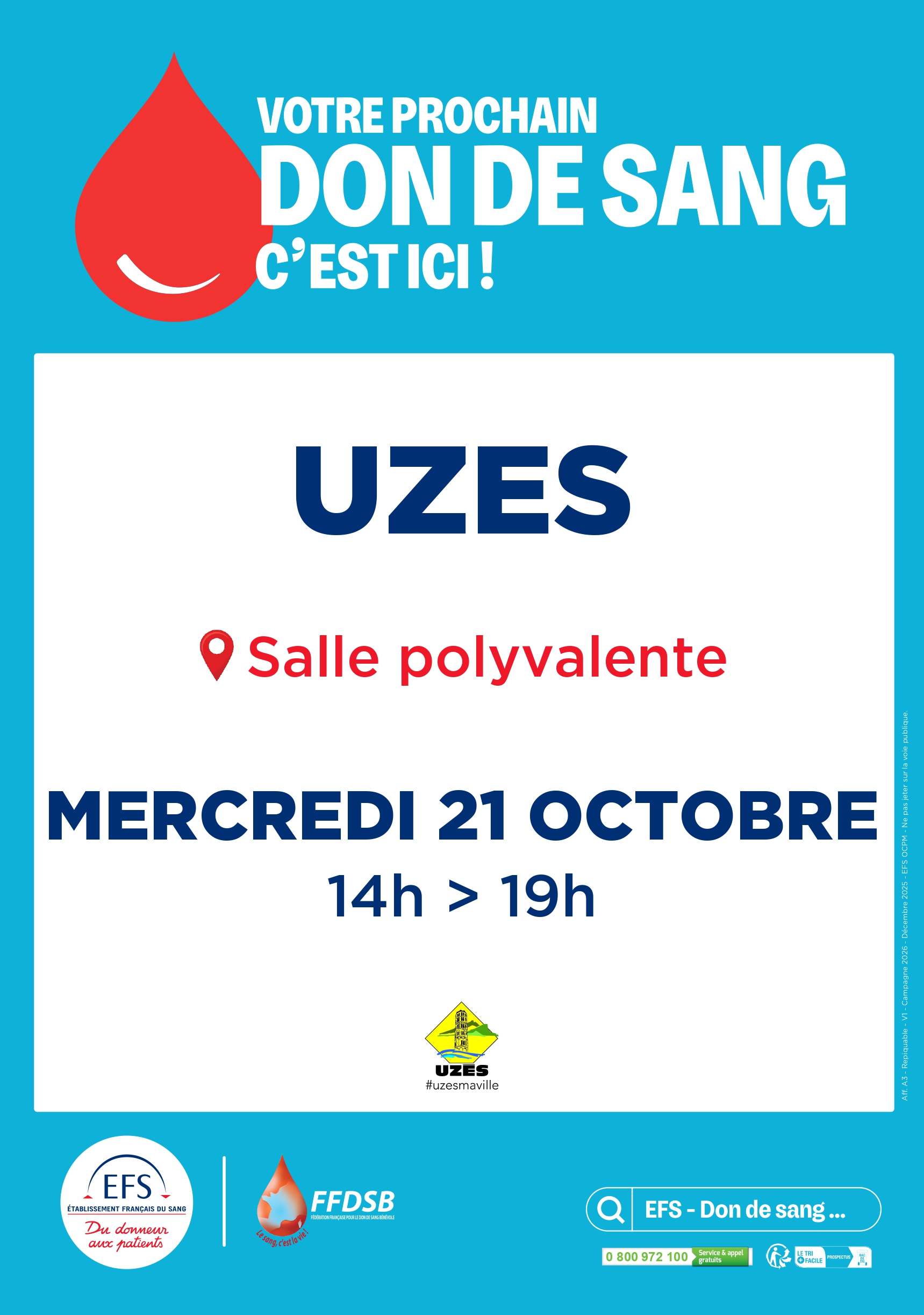 Collecte / Don de Sang