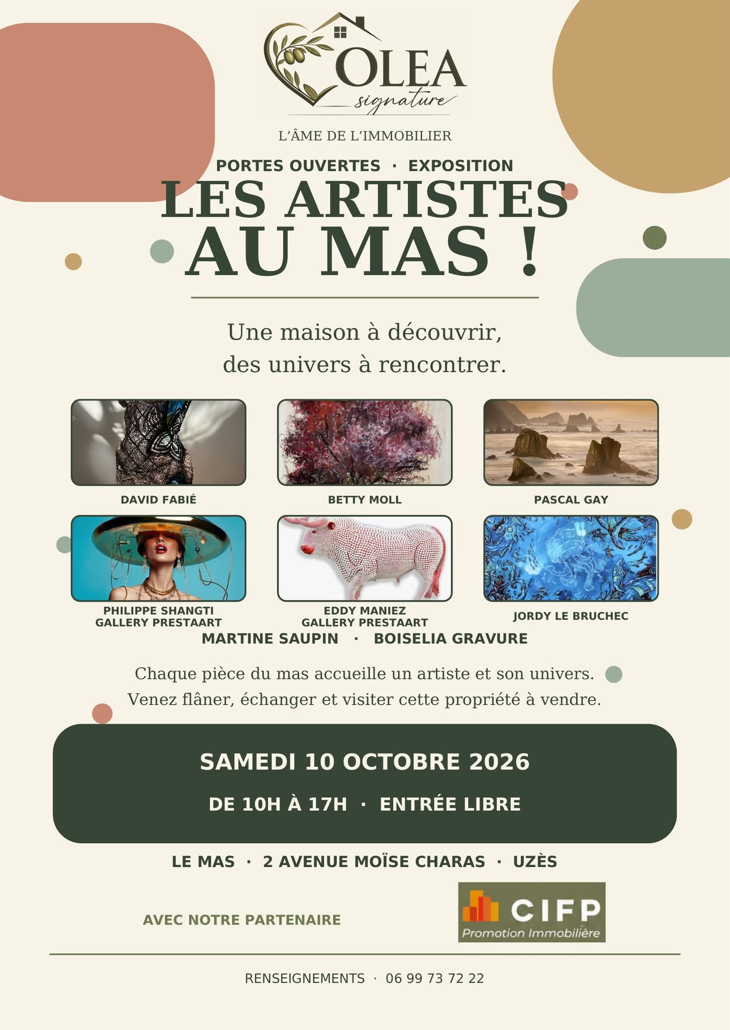 Exposition - Les artiste au mas