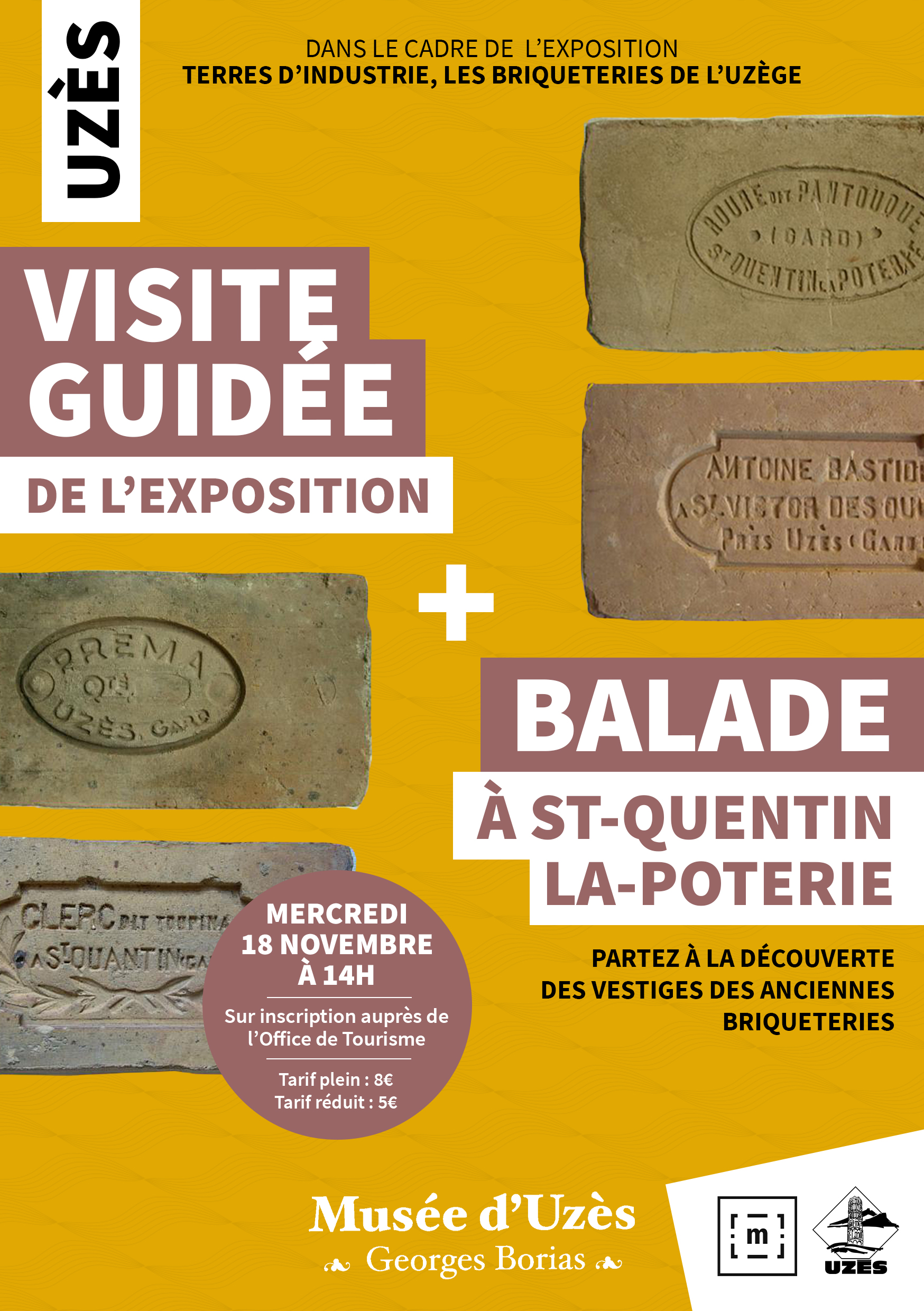 Balade et visite guidée Exposition au musée Borias - Terres d'industrie, les briqueteries de l'Uzège