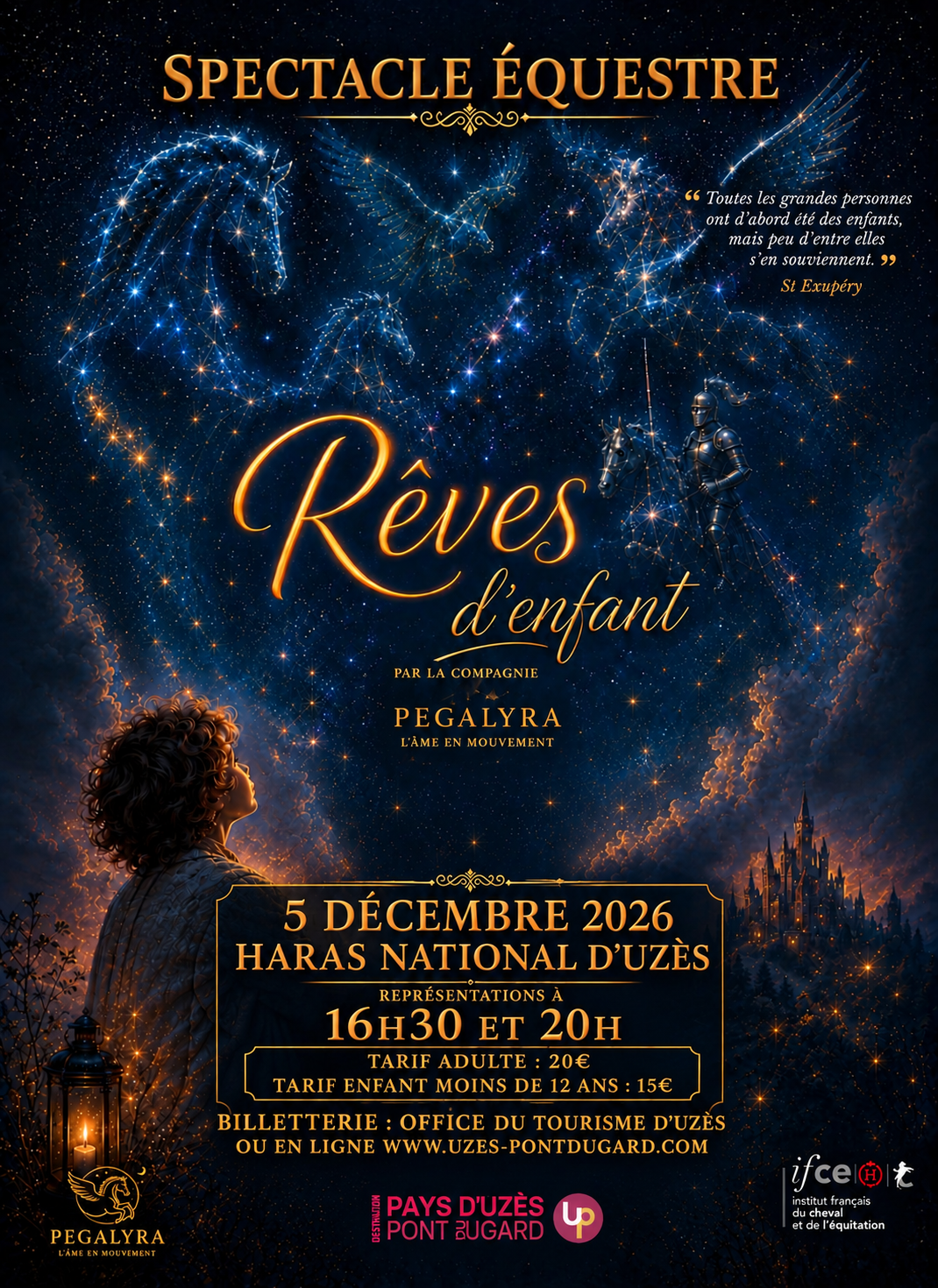 Spectacle équestre - Rêves d'enfant