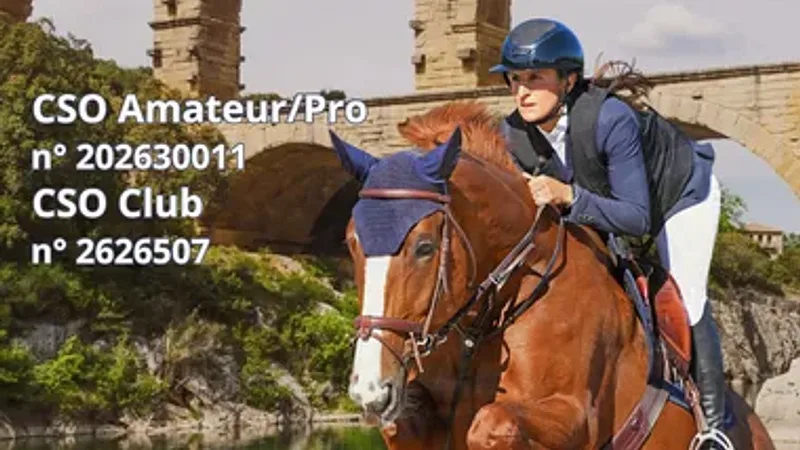 Concours amateurs -professionels de Saut d'Obstacles