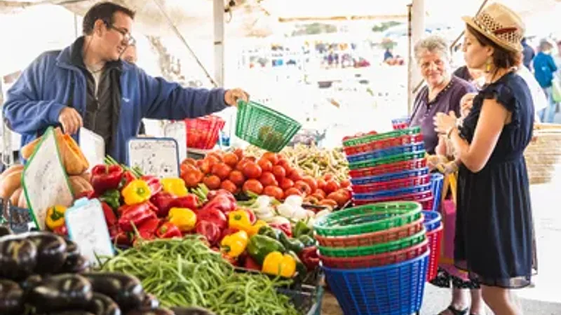 Marché hebdomadaire de St Hilaire d’Ozilhan
