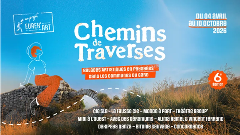 CHEMINS DE TRAVERSES - balades artistiques en paysages dans le Gard